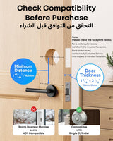 eufy Security Video Smart Lock E330, 3-in-1 Camera+Doorbell+Fingerprint Keyless Entry Door Lock, WiFi Door Lock,App Remote Control,2K HD,Doorbell Camera,No Monthly Fee