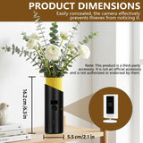 Camera Disguise Vase | Compatible with Ring Indoor Camera 2nd Gen | Conceals and Hides Cameras | Discreet Cable Opening | Blends with Home Decor | Decorative Vase(Plant Not Included)