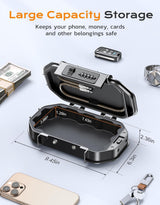 Ctoby Portable Travel Safe, 4-Digit Combination, Waterproof