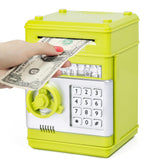 Refasy Piggy Bank for Girls & Boys, 4-11 Years - Electronic ATM Money Bank for Kids & Adults, Safe Coin Bank Toy, Pink