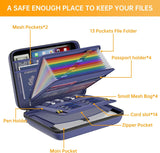 DocSafe Fireproof File Organizer with Lock, Green, 15.55 x 3 x 11.5 inches, Hard-Shell Fireproof File Organizer