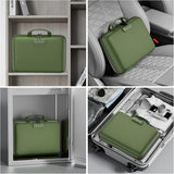 DocSafe Fireproof File Organizer with Lock, Green, 15.55 x 3 x 11.5 inches, Hard-Shell Fireproof File Organizer