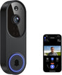 Guggre 1080P Video Doorbell Camera, Intelligent Human Detection, Cloud Storage, Chime Included, Live View, 2-Way Audio, IR Night Vision, Wide Angle Lens, Indoor/Outdoor
