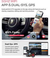 Vantrue E1 Pro 4K Mini Dash Cam Front, STARVIS 2 PlatePix™ HDR Night Vision Car Camera, Built-in 5G WiFi GPS, 1.54'' IPS Screen, LTE Support, Voice Control, 24/7 Buffered Parking Mode, Support 1TB Max