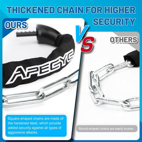 Bike Lock 5-Digit Combination Bike Lock 110CM Anti-Theft Bicycle Lock Resettable Bike Lock Chain for Bicycle, Motorcycle and More