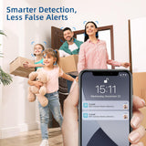 VIDCASTIVE Security Camera 4K Mini Wireless WiFi Indoor Cameras, AI Human Detection, Auto Night Vision, Cloud Storage, Up to 100 Days Standby Battery Life