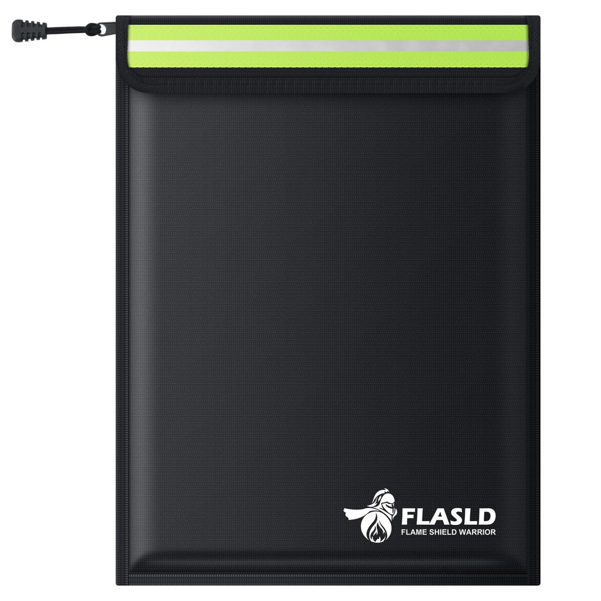 FLASLD Fireproof Document & Money Bags, Large Fireproof & Water Resistant Bag, Fireproof Folder Safe Bag for Cash, Valuables & Passport, with Silicone Coating & Zipper Closure (Storage Bag-24x12x12”)