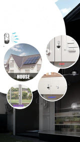 Window Door Alarm, 4 Pack, 125 DB Loud Wireless Chime, Magnetic Sensor for Home Security, Battery Included with Low Battery Alert, for Doors, Windows, Apartments, Offices, and Garages