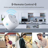 Baytion WiFi Smart Plug, 16A WLAN Smart Socket with Energy Monitoring,4 Pack 2.4GHz WiFi Outlet with Smart Life APP Wireless Remote Control,Works with Alexa and GL Home (No Hub Required)(4 Pack)
