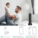 Wi-Fi Security Camera, 1080P Indoor Outdoor Camera with Night Vision, Motion Detection, Two-Way Talk, Alarm, and Human Pet Sound Detection