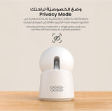 eufy Security Indoor Cam C220, 2K Resolution Security Camera with 360° PTZ, Plug-in Security Indoor Camera with 2.4G Wi-Fi, Human/Motion AI, Night Vision, AI Tracking, HomeBase S380 Compatible