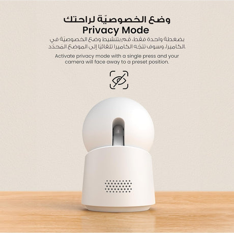 eufy Security Indoor Cam C220, 2K Resolution Security Camera with 360° PTZ, Plug-in Security Indoor Camera with 2.4G Wi-Fi, Human/Motion AI, Night Vision, AI Tracking, HomeBase S380 Compatible