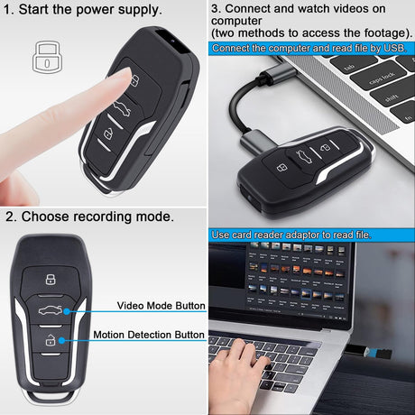 1080P Mini Video Camera, Portable Video Recorder Cam,Loop Recording Body Camera for Outdoor Home Office Security