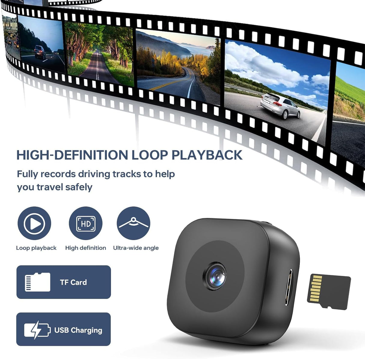 Mini Hidden WiFi Camera, 1080P HD Wireless Indoor Security Camera-Small Surveillance/Nanny Cam for Home Monitoring, Motion Detection/Night Vision, APP Control for iOS/Android