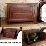 Safe and Durable Fireproof Waterproof Safe Safe Box Electronic Digital Security Safe Box Bedside Cabinet Invisible Safety Box Biometric Fingerprint Home Steel Safe for Office Hotel Jewelry Gun Cash Me