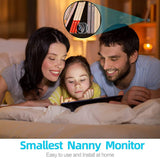 Mini Hidden Camera 1080P HD Hidden Camera Portable Small Nanny Cam with Night Vision and Motion Detection - Built-in Battery - Covert Security Camera for Home/Office/Indoor/Outdoor