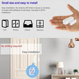 Smart WiFi Door/Window Sensor | Tuya smart alarm, Wireless Entry Detector with Real-Time Alerts, Works with Alexa/Google Home, No Hub Required(1Pack)