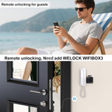 WELOCK U81 Smart Door Lock, Fingerprint + WiFi + RFID + Mechanical Key