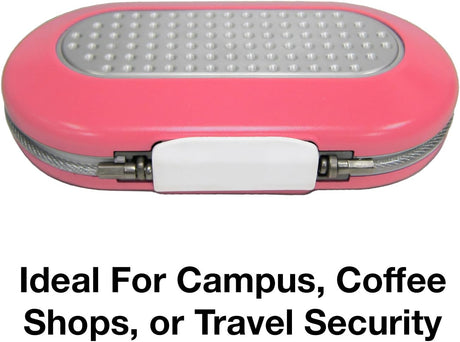Master Lock (Pink) - Personal Safe, Set Your Own Combination Portable SafeSpace, 23cm - 1.3cm Wide, Pink, 5900DPNK
