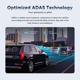 DDPAI 2K Dash Cam for Cars Front, 1440P Dashcam Car Dash Camera 360° Rotatable with Night Vision 24H Parking Monitor 5G Wifi G-Sensor ADAS Loop Recording App Control Max Support 256G, MINI2X