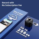 VIDCASTIVE Security Camera 4K Mini Wireless WiFi Indoor Cameras, AI Human Detection, Auto Night Vision, Cloud Storage, Up to 100 Days Standby Battery Life