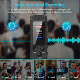 ASINNO 64GB Digital Voice Recorder, Voice-Activated + USB-C