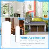 Smart WiFi Door/Window Sensor | Tuya smart alarm, Wireless Entry Detector with Real-Time Alerts, Works with Alexa/Google Home, No Hub Required(1Pack)