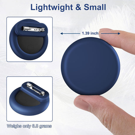 Smart Tags Tracker for Kids, Android Hidden Tracker for Children, GPS Locator with Safety Pins Holder, Bluetooth Item Finders, Anti-Lost for Kid, Baby, Elderly, Luggage, Shoe, Clothes, Backpack