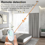 Hidden Camera Detectors, Anti-spy Detector Device, Mini Infrared Camera Detector, Portable USB Rechargeable Privacy Protection Anti-spy Hidden Device Scanner, Privacy Protector