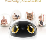 Enabot EBO Air 2S FamilyBot Home Robot Camera: 2.5K Indoor Pet Cam, Movable Robot Camera, 2-Way Video, Auto-Recharge, Long Battery Life, Custom Facial Image, Night Vision