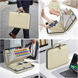 DocSafe Fireproof File Organizer with Lock, Green, 15.55 x 3 x 11.5 inches, Hard-Shell Fireproof File Organizer