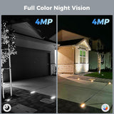 Hiseeu 4MP 3K Solar Wireless Home Security Camera, WiFi, Battery, Outdoor | Powered, Indoor, Smart, Wire-Free, Rechargeable, Easy Setup, CCTV, Remote View, Guard, Motion Alert, App Control, 24/7
