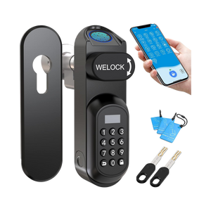WELOCK U81 Smart Door Lock, Fingerprint + WiFi + RFID + Mechanical Key