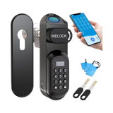 WELOCK U81 Smart Door Lock, Fingerprint + WiFi + RFID + Mechanical Key
