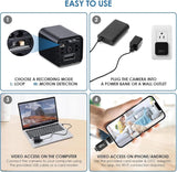1080P WiFi USB Wall Plug Camera – HD Indoor Security Camera with Motion Detection, Night Vision & Loop Recording – Compact USB-Powered for Home and Office Monitoring