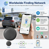 Car Tracker Support Android and iOS Systems, Magnetic Bluetooth Finder for Car with Alerts, Global positioning function,1 Year Battery Life (Includes Keychain, Strap & Mount)