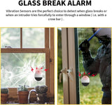 Door Window Alarms Anti-Theft Device, And Security Alarms, Vibration Sensor Alarm, 130Db Loud Clear, Magnetic Burglar Alert Ultra, Thin For Home Apartment