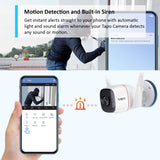 Tapo 2K Outdoor Security Camera, Motion Detection, IP66 Weatherproof, Built-in Siren, 2-way Audio, 3MP, Night Vision, Cloud &SD Card Storage, Works with Alexa & Google Home (Tapo C310)