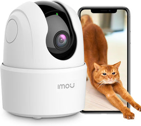 Imou 2K Security Camera for Home 3MP Surveillance Cameras Indoor Cam, 360° Wi-Fi Camera Indoor Ultra-Clear Camera Baby Monitor with Human Detection Motion Tracking Wireless Night Vision (Ranger 2C)