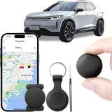 Car Tracker Support Android and iOS Systems, Magnetic Bluetooth Finder for Car with Alerts, Global positioning function,1 Year Battery Life (Includes Keychain, Strap & Mount)