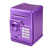 Piggy Bank Electronic Mini ATM for Kids Baby Toy, Safe Coin Banks Money Saving Box Password Code Lock for Children,Boys Girls Best Gift (Rose Gold)