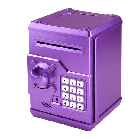 Piggy Bank Electronic Mini ATM for Kids Baby Toy, Safe Coin Banks Money Saving Box Password Code Lock for Children,Boys Girls Best Gift (Rose Gold)