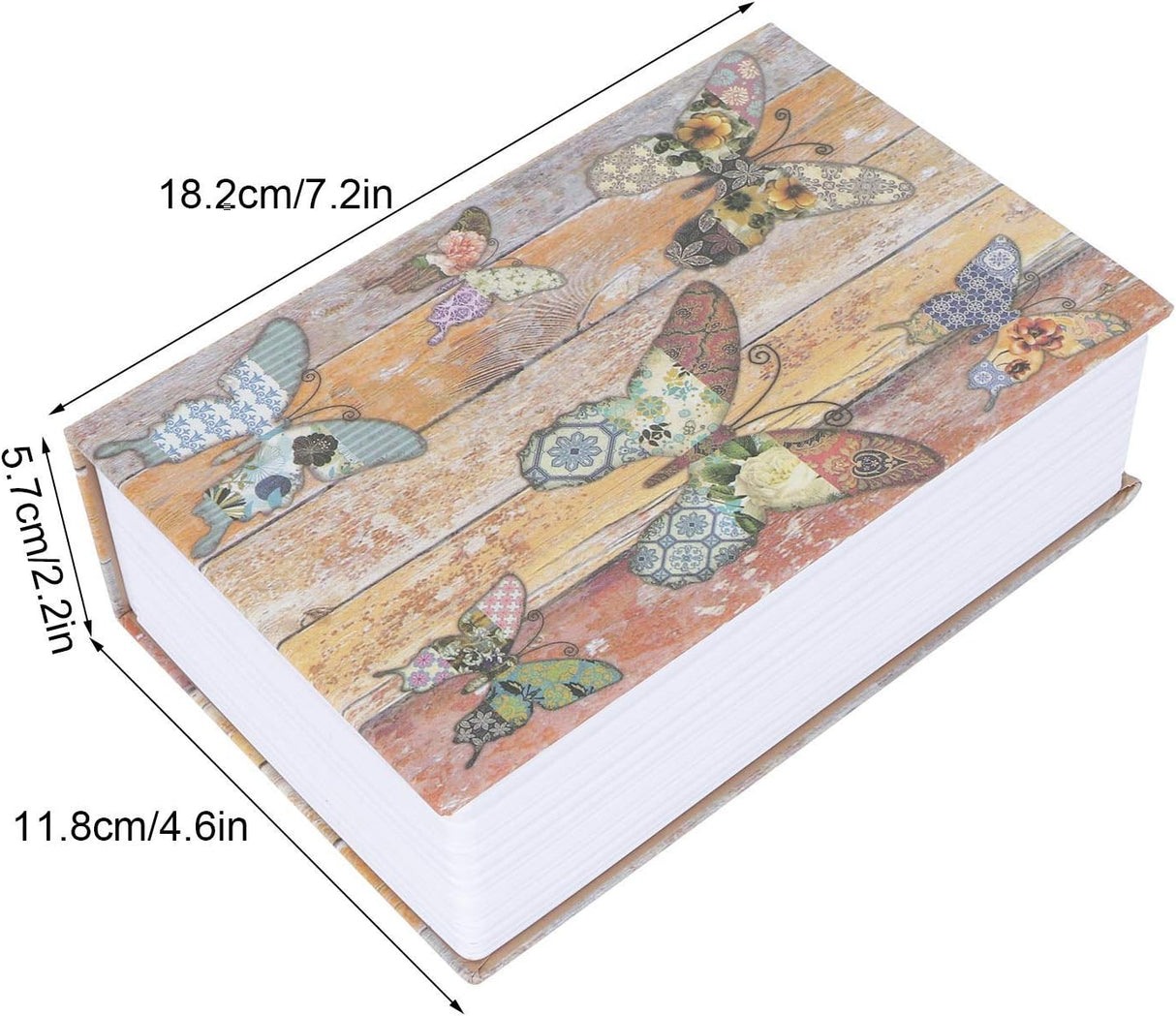 FOTABPYTI Cash Box, Safe Case Large Capacity Safe Box, Book Safe Humanized Design for Office Home