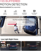 Vantrue E1 Pro 4K Mini Dash Cam Front, STARVIS 2 PlatePix™ HDR Night Vision Car Camera, Built-in 5G WiFi GPS, 1.54'' IPS Screen, LTE Support, Voice Control, 24/7 Buffered Parking Mode, Support 1TB Max