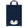 A4 Document Bag Portable File Organiser Bag Zip Portfolio Folder File Wallet with Handle File Carrying Case Large Document Holder Bag for Office School Business Travel Conference 37x27cm (Crow)
