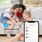 Baytion WiFi Smart Plug, 16A WLAN Smart Socket with Energy Monitoring,4 Pack 2.4GHz WiFi Outlet with Smart Life APP Wireless Remote Control,Works with Alexa and GL Home (No Hub Required)(4 Pack)