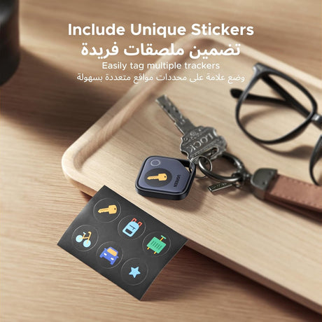 UGREEN FineTrack Smart Finder 1PCS, Apple Find My (iOS only) Smart Tag Replaceable Battery Tracker Locator Luggage Tag Bluetooth Item Finder for Wallet, Suitcase, Car, Keys, Passports