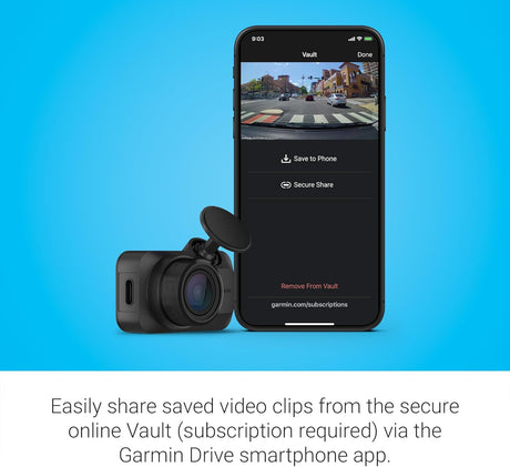 Garmin Dash Cam Mini 3 Car Camera1080p