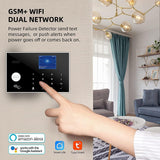 WiFi and GSM Home Security Alarm System, Door/Window Sensor (x10) Motion Detector (x1) with Smart Life and Tuya App Alert, Works with Google Assistant and Alexa