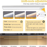 Under Cabinet Light, Necomi 2 Pack 3 Colors Motion Sensor Light 2500mAh Rechargeable Wireless Closet light,Dimmable Night Lights for Bedroom,Closet,Kitchen,Hallway, Cupboard Light,40CM